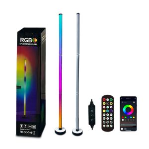 RGB Corner Floor Lamp – With App & Remote Control - Image 1