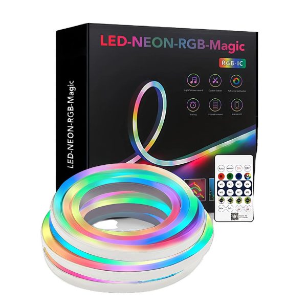RGB Neon LED Rope Light – With App & Remote Control