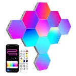 RGB Hexagon Wall Panel Light – With App & Remote Control