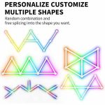 RGB Ilusion Color Splicing Ambient Light – With App & Remote Control - Image 2