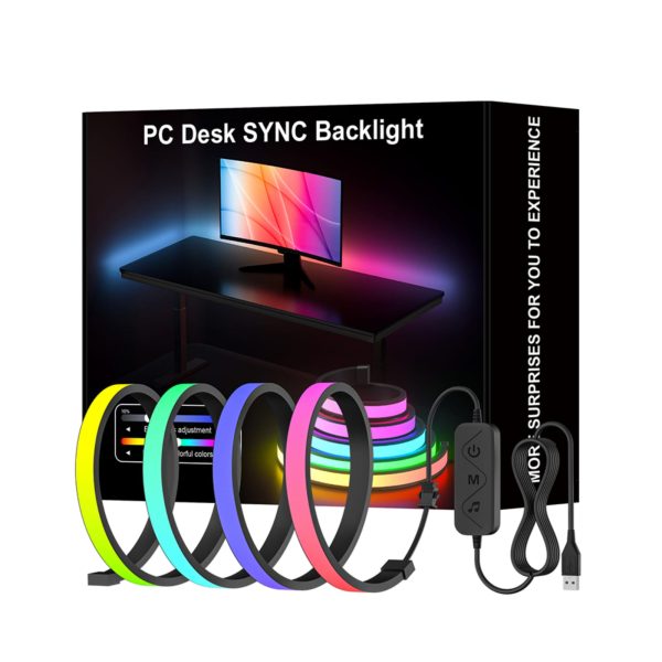 RGB Ambient 1.6 Meter Long PC Desk Sync Backlight